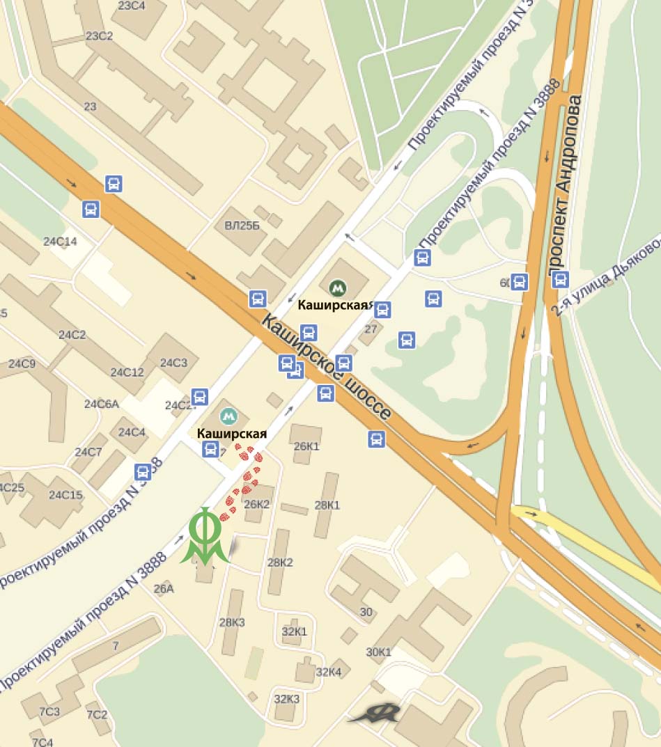 м. Каширская